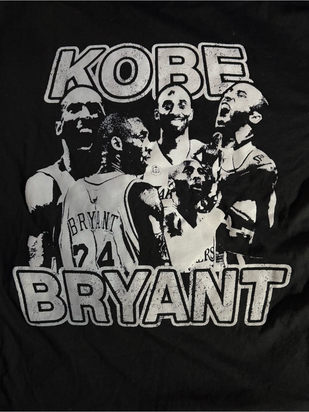 Kobe Bryant Black Graphic Tee - Tribute Basketball Shirt